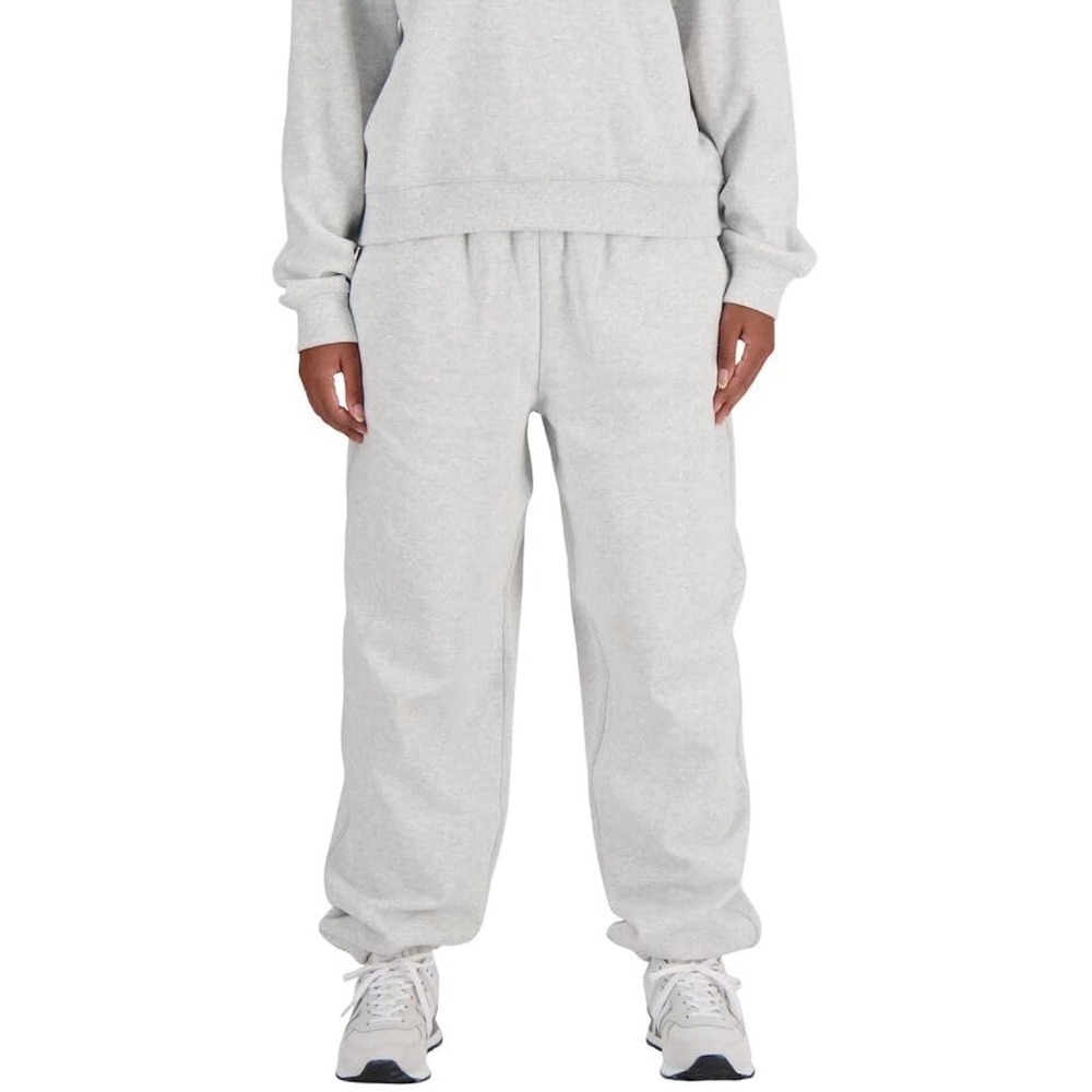 New Balance Oversized Fleece Sweatpants Grey Heather Joggers 2XL NWT
